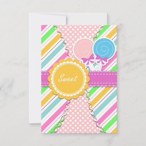 Very Sweet Birthday Invitation