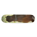 Very Sweet Chestnut Horse Skateboard Deck