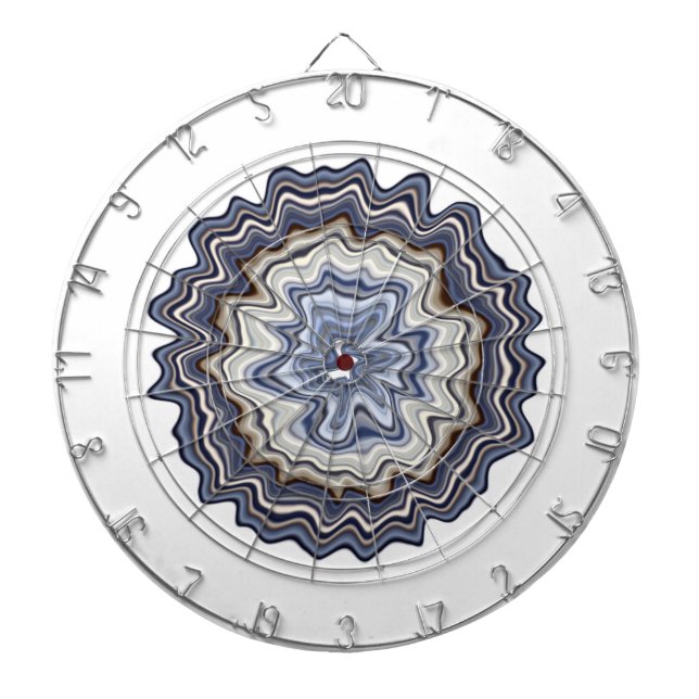 Very Unique Abstract Pattern Dart Board (Front)