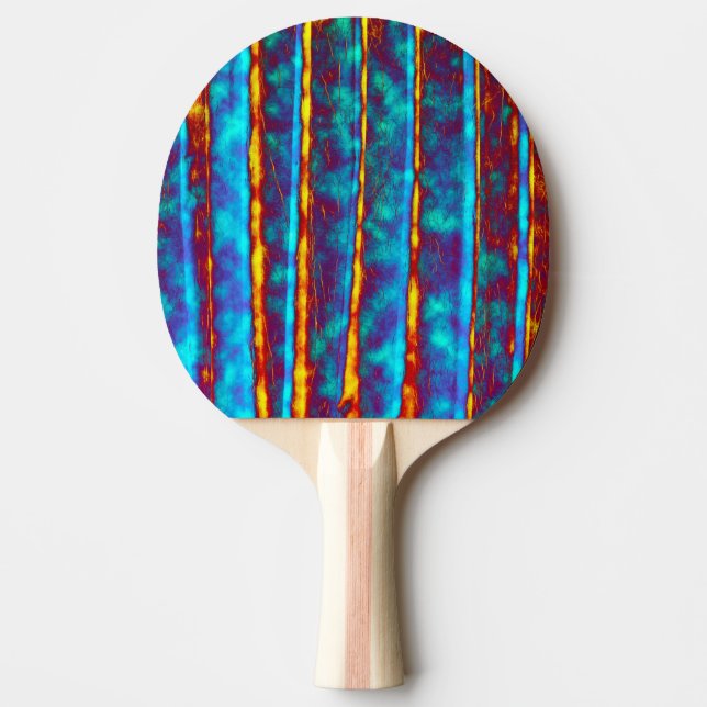 Very Unique Abstract Pattern Ping-Pong Paddle (Front)