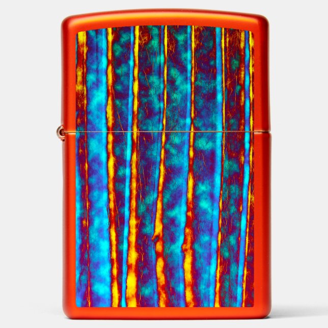 Very Unique Abstract Texture Zippo Lighter (Front)
