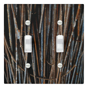 Very Unique Cool Rusty Bars Light Switch Cover