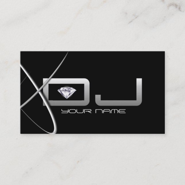 Very Unique DJ Business Card (Front)