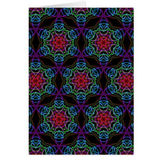 Very unique gift, LED light pattern Cards (Front)