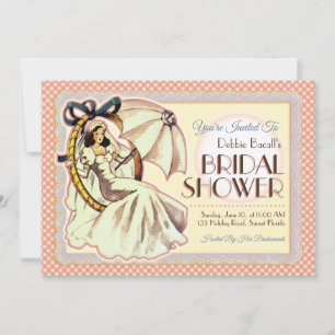 Very Vintage Bridal Shower Invitation