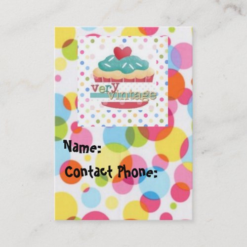 Very Vintage Business Card