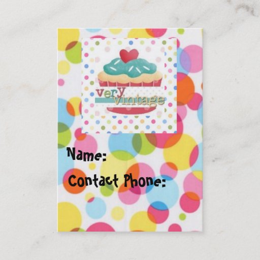 Customizable Very Vintage Business Card