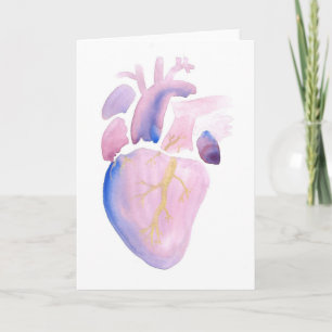 Very Violet Heart Card