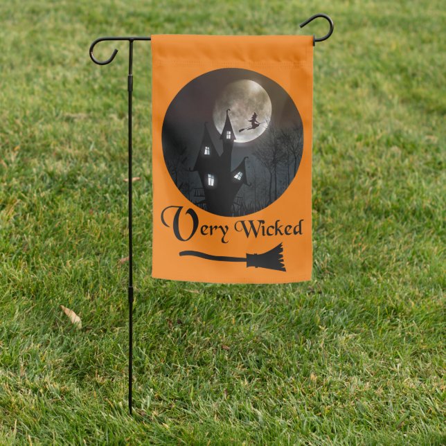 Very Wicked Garden Flag (In SItu)