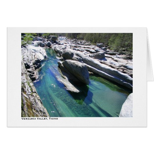 Verzasca Valley, Ticino Cards (Front Horizontal)