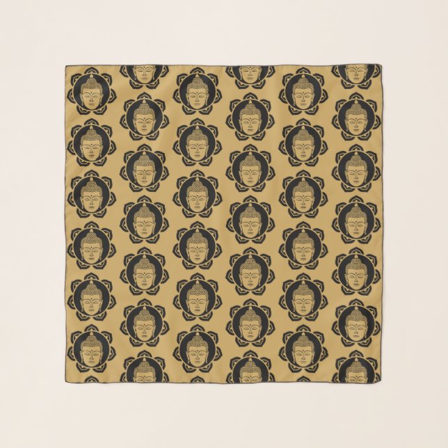 Vesak Buddha Buddha Purnima Buddha Day Scarf (Front)