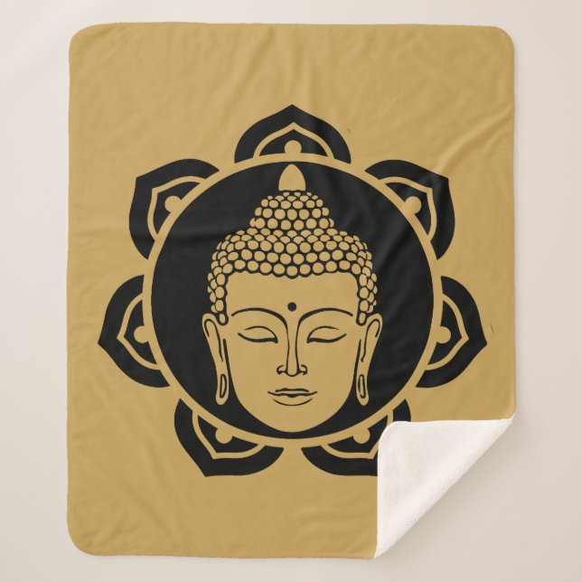 Vesak Buddha Buddha Purnima Buddha Day Sherpa Blanket (Front)