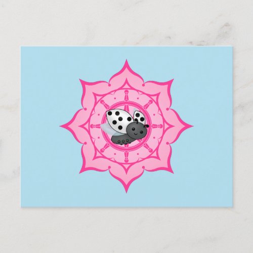 Vesak Buddha Ladybug Postcard