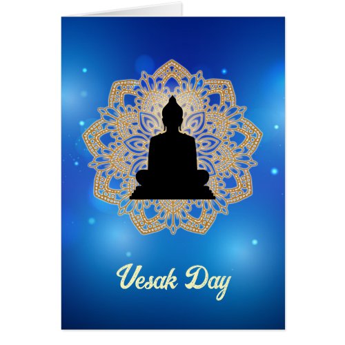 Vesak Day Buddha and Mandala Vaisakha Purnima
