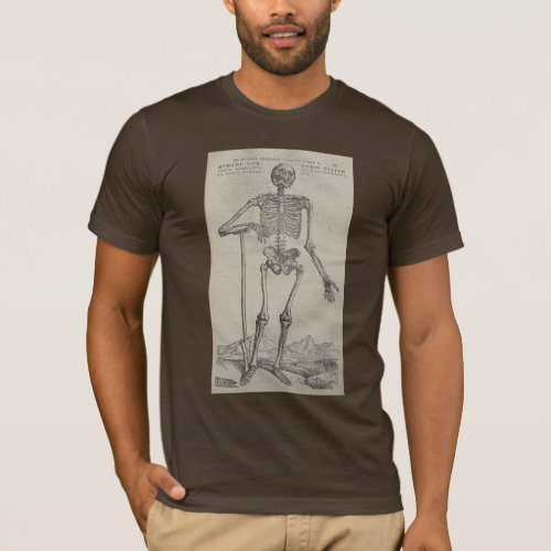 Vesalius Skeleton T_Shirt