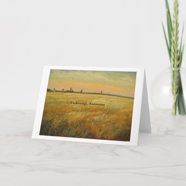 Veskimägi @ Saaremaa, Estonia Card (Front)