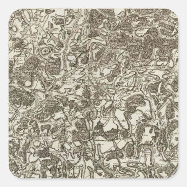 Vesoul Square Sticker (Front)