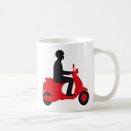 Vespa scooter coffee mug