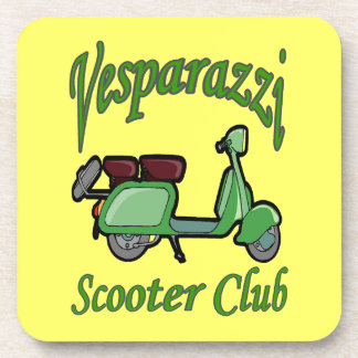 Vesparazzi Scooter Club Drink Coaster