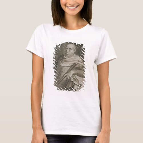 Vespasian 9_79 AD Emperor of Rome 69_79 AD engra T_Shirt