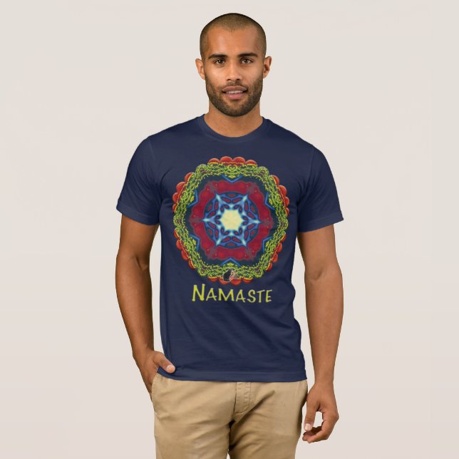 Vesper Namaste Kaleidoscope T-shirt (Front Full)