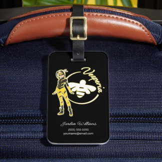 Vesperia Badge Luggage Tag