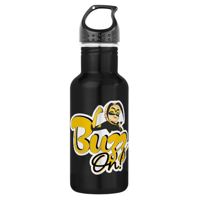 Vesperia | Buzz On! Stainless Steel Water Bottle (Front)