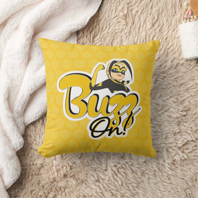 Vesperia | Buzz On! Throw Pillow (Blanket)
