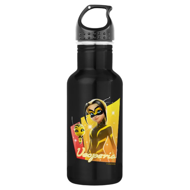 Vesperia & Pollen Stainless Steel Water Bottle (Front)