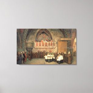 Vespers in the Saint Francis Church Canvas Print