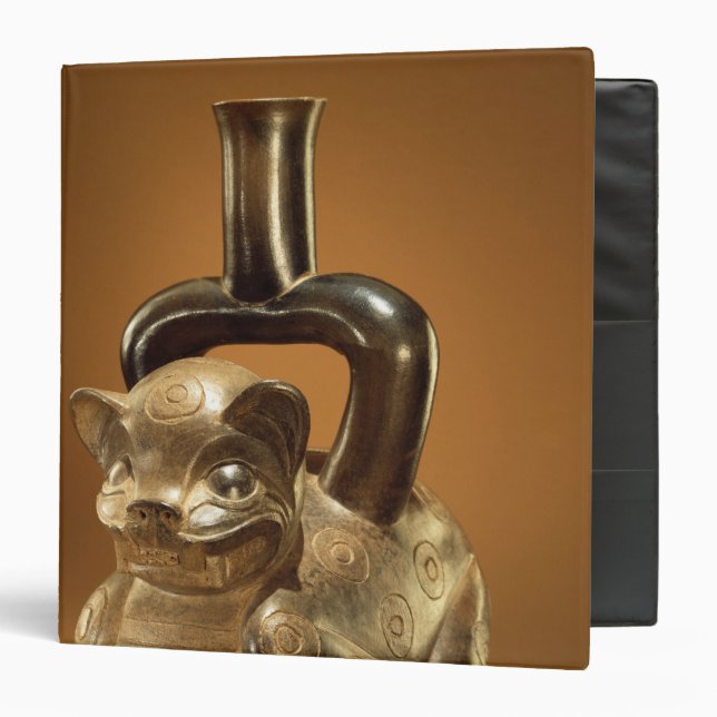 Vessel with puma, Chavin Culture, c.90 BC 3 Ring Binder (Front/Inside)