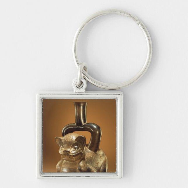 Vessel with puma, Chavin Culture, c.90 BC Keychain (Front)