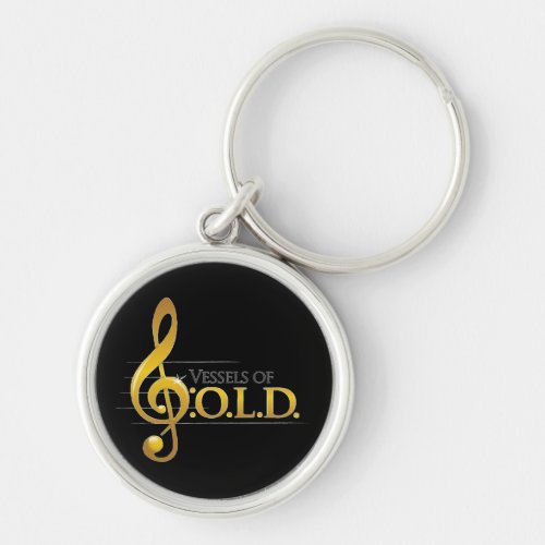 Vessels of GOLD Button Keychain