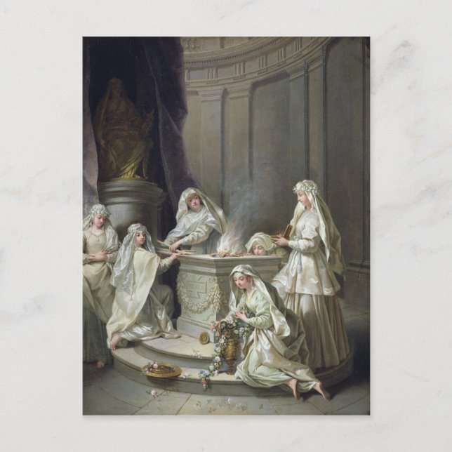 Vestal Virgins, 1727 Postcard (Front)