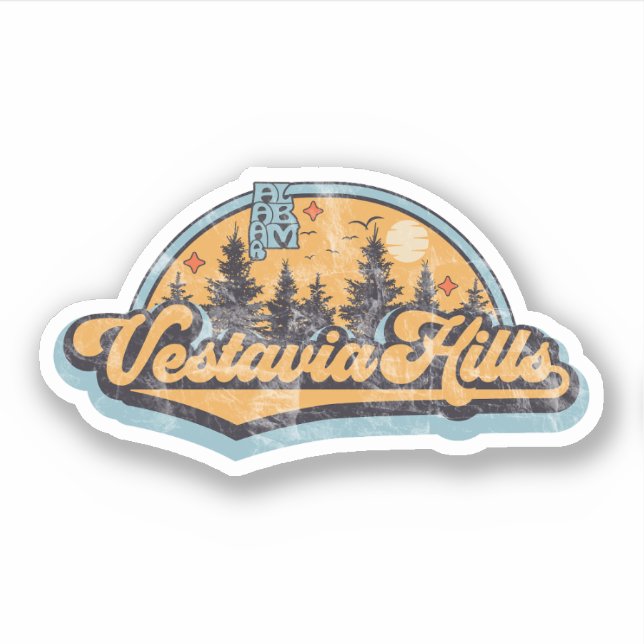 Vestavia Hills, Alabama Sticker (Front)