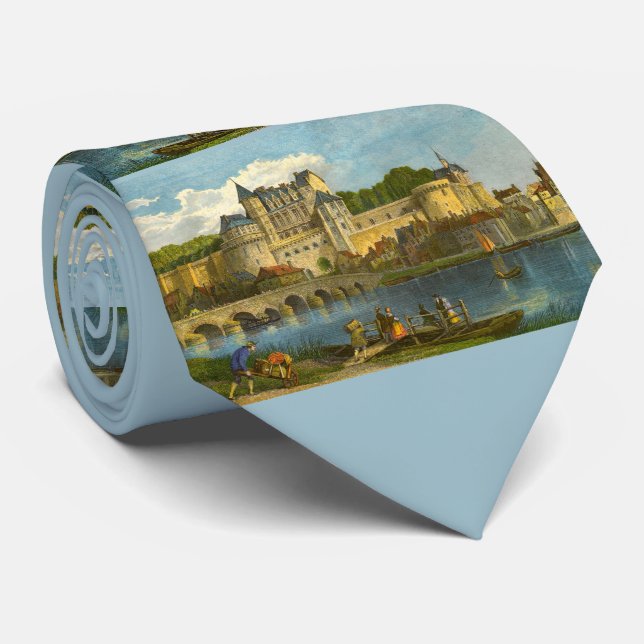 Veste Colburg print Neck Tie (Rolled)