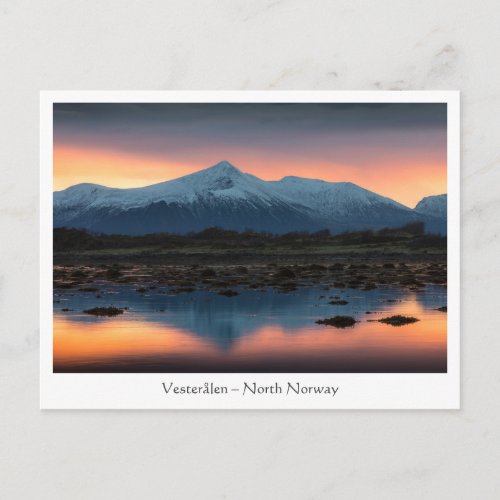 Vesteralen Norway Sunrise Postcard