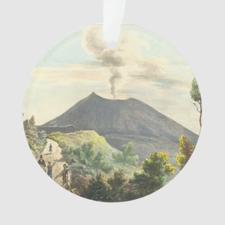 Vesuvius Active Volcano 1832 Naples Italy Ornament