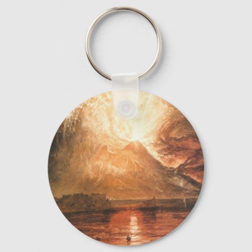 Vesuvius Erupting Keychain