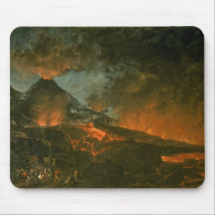 Vesuvius Erupting Mouse Pad