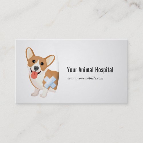 Vet Animal Care Cute Dog Business Card
