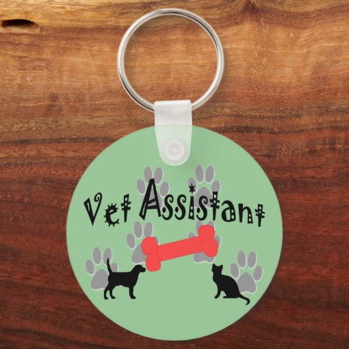 Vet Assistant Gifts Keychain Zazzle