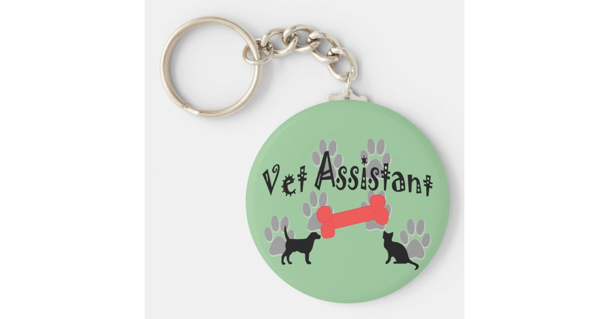 Vet Assistant Gifts Keychain Zazzle