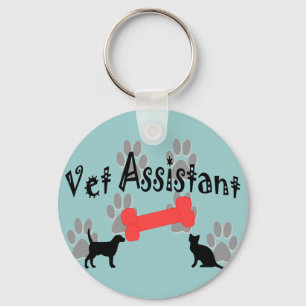 Vet Assistant Gifts Keychain