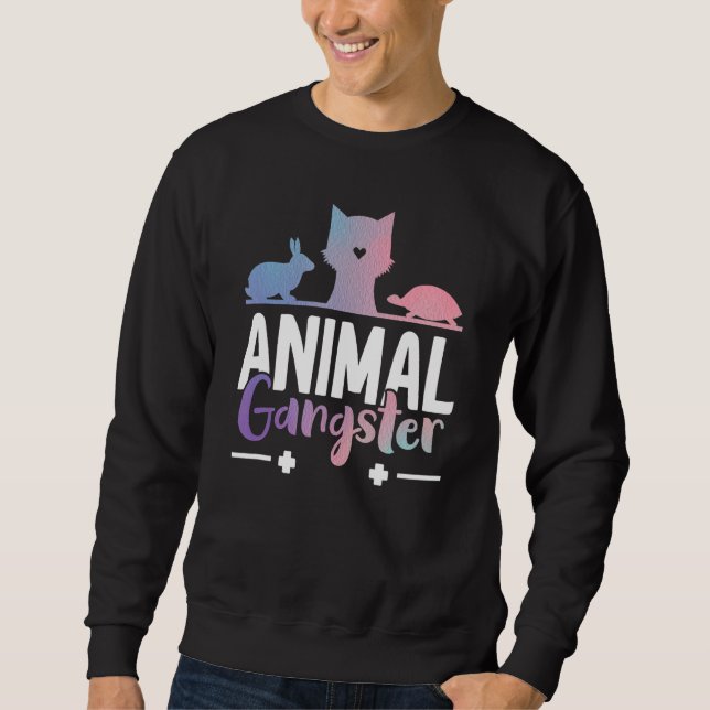 Vet Assistant Veterinary Veterinarian Vet Tech Ani Sweatshirt (Front)