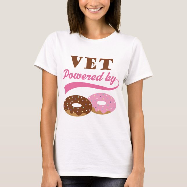 Vet Gift (Donuts) T-Shirt (Front)