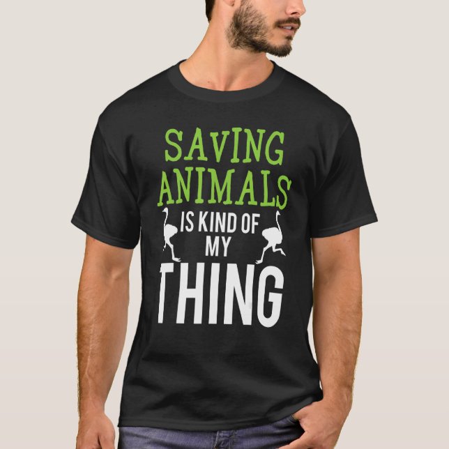 Vet I Save Animals 1 T-Shirt (Front)