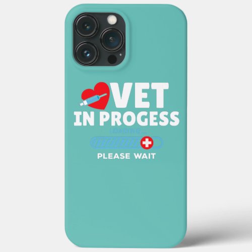 Vet In Progress Loading Animal Doctor Future iPhone 13 Pro Max Case