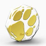Vet Octagonal Award<br><div class="desc">Octagonal Award with golden paw.</div>