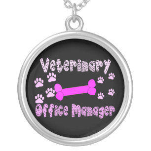 Vet Office Manage Necklace Sterling Silver Pendant